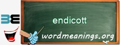 WordMeaning blackboard for endicott